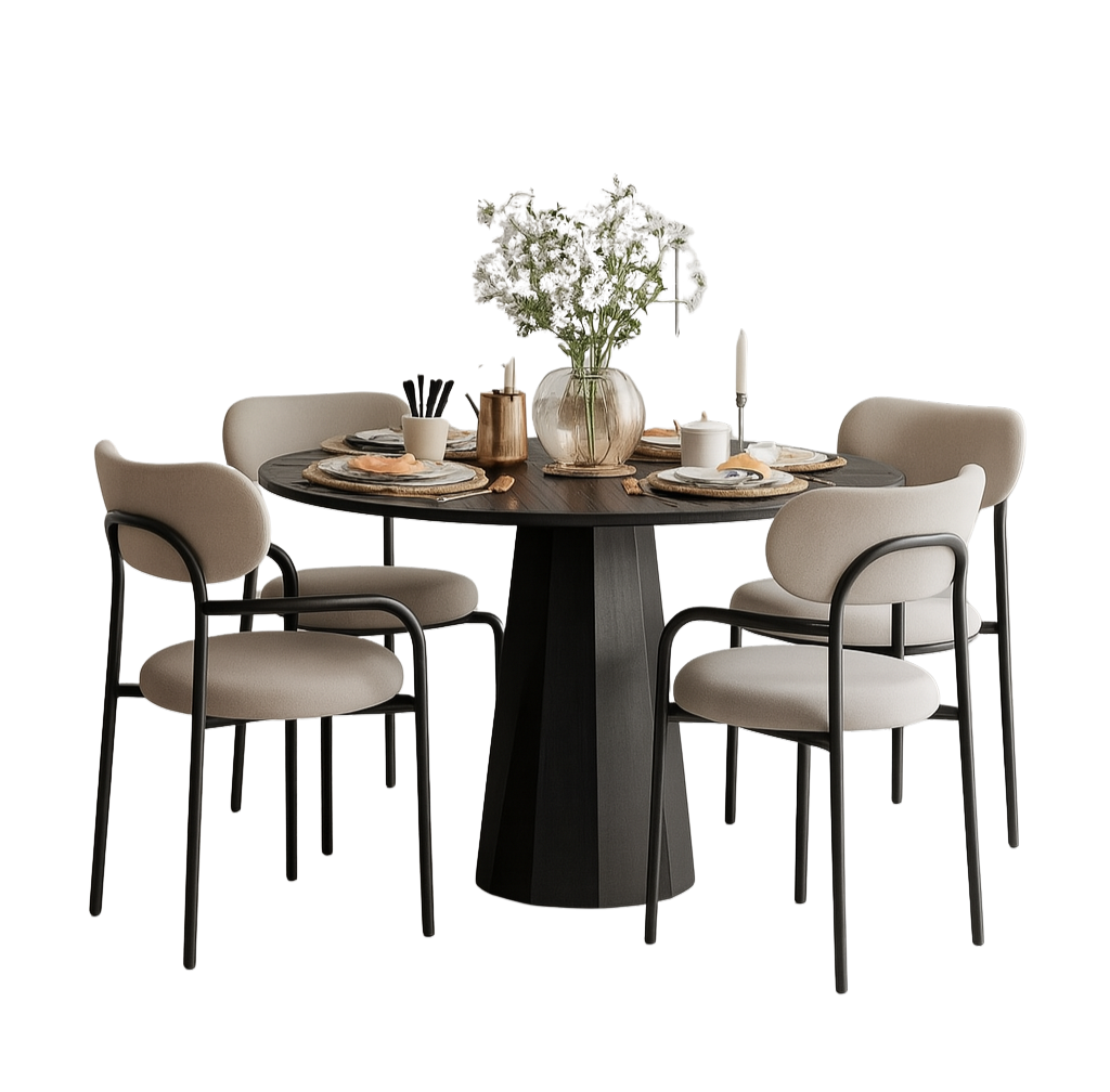 Обеденный набор Noir