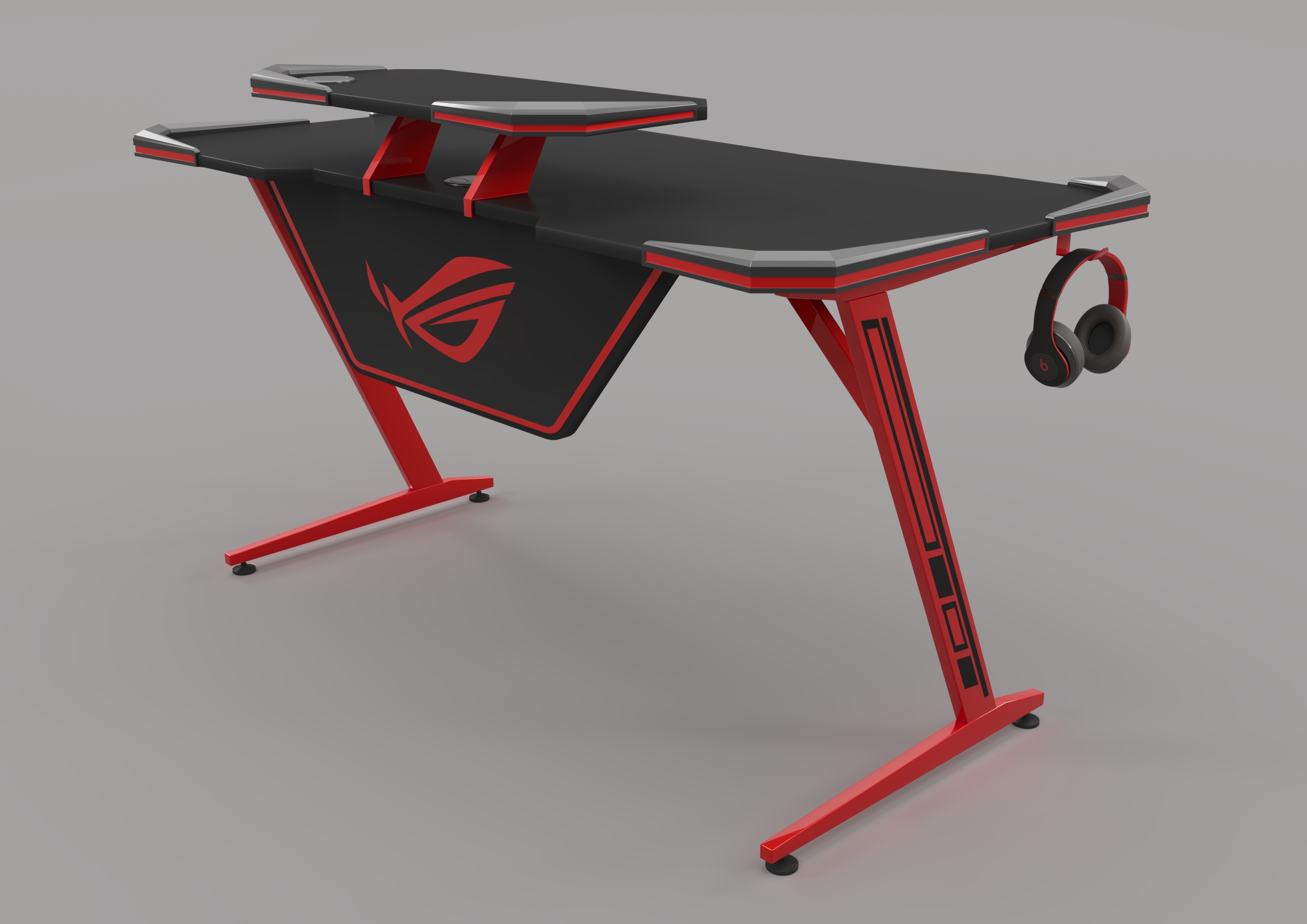 Game Desk Red