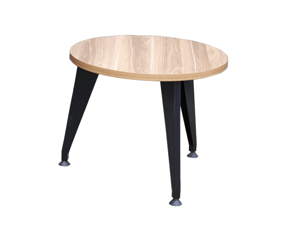 Журнальный столик с круглой ножкой металлический